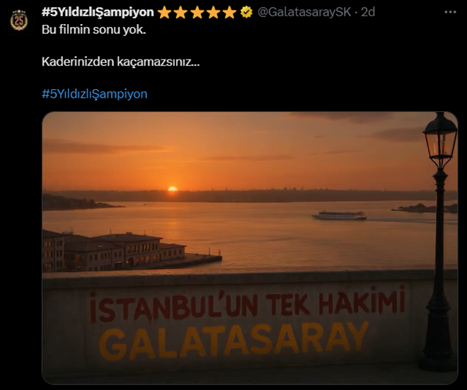 Galatasaray'da şampiyonluk yüklendi! Fenerbahçe ve Beşiktaş'a peş peşe gönderme... 7