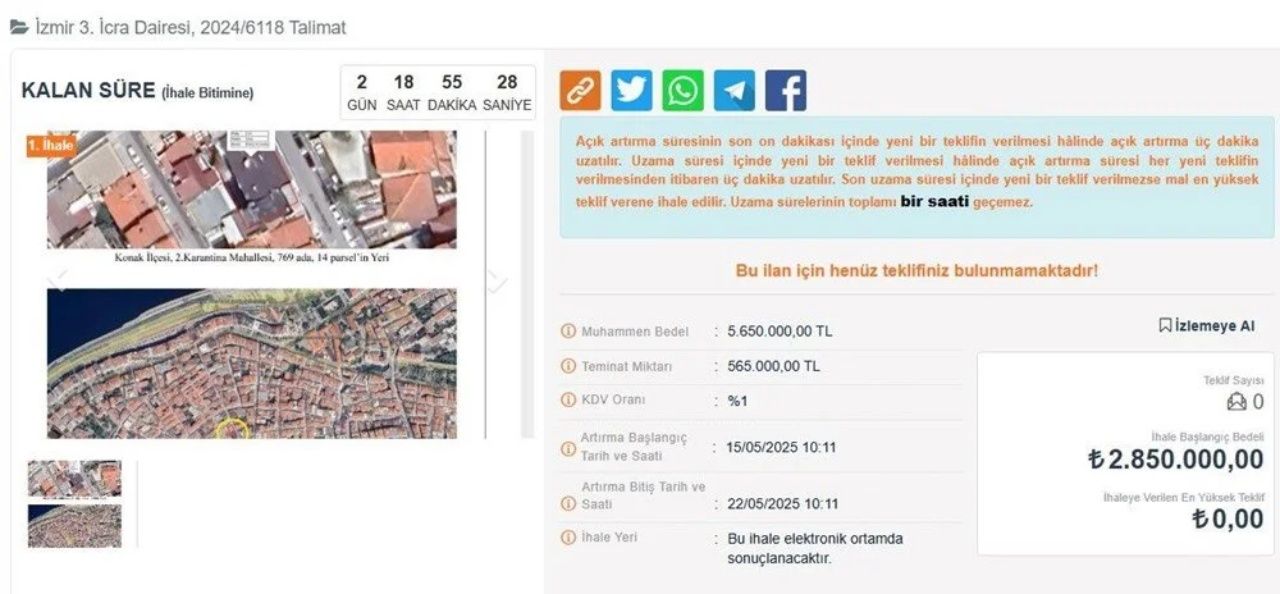 Yarı fiyatına ev sahibi olma imkanı! İcralı konut ihaleleri başladı 18