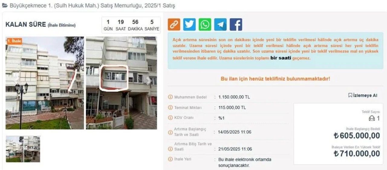 Yarı fiyatına ev sahibi olma imkanı! İcralı konut ihaleleri başladı 11