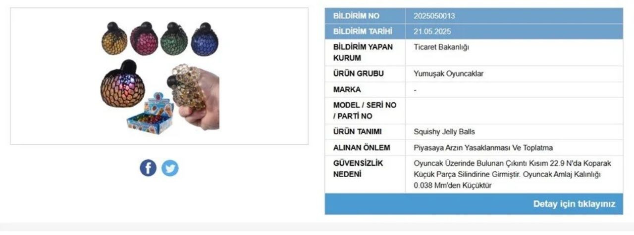 Çocuk sağlığına tehdit! O oyuncağın satışı yasaklandı, raflardan toplanıyor 6