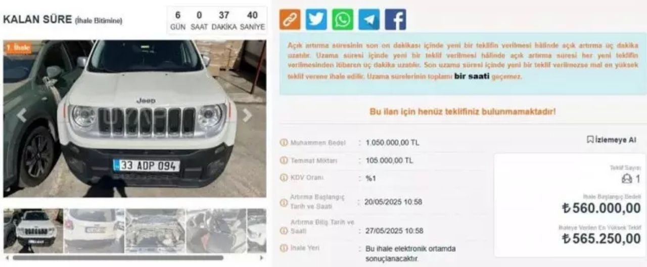 Otomobil almak isteyenler için fırsat alarmı! Hacizli araçlar yarı fiyatına satışta 5
