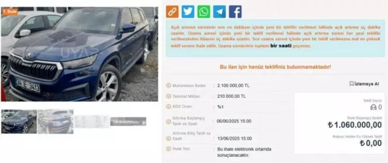 Otomobil almak isteyenler için fırsat alarmı! Hacizli araçlar yarı fiyatına satışta 13