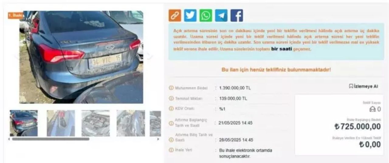 Otomobil almak isteyenler için fırsat alarmı! Hacizli araçlar yarı fiyatına satışta 9