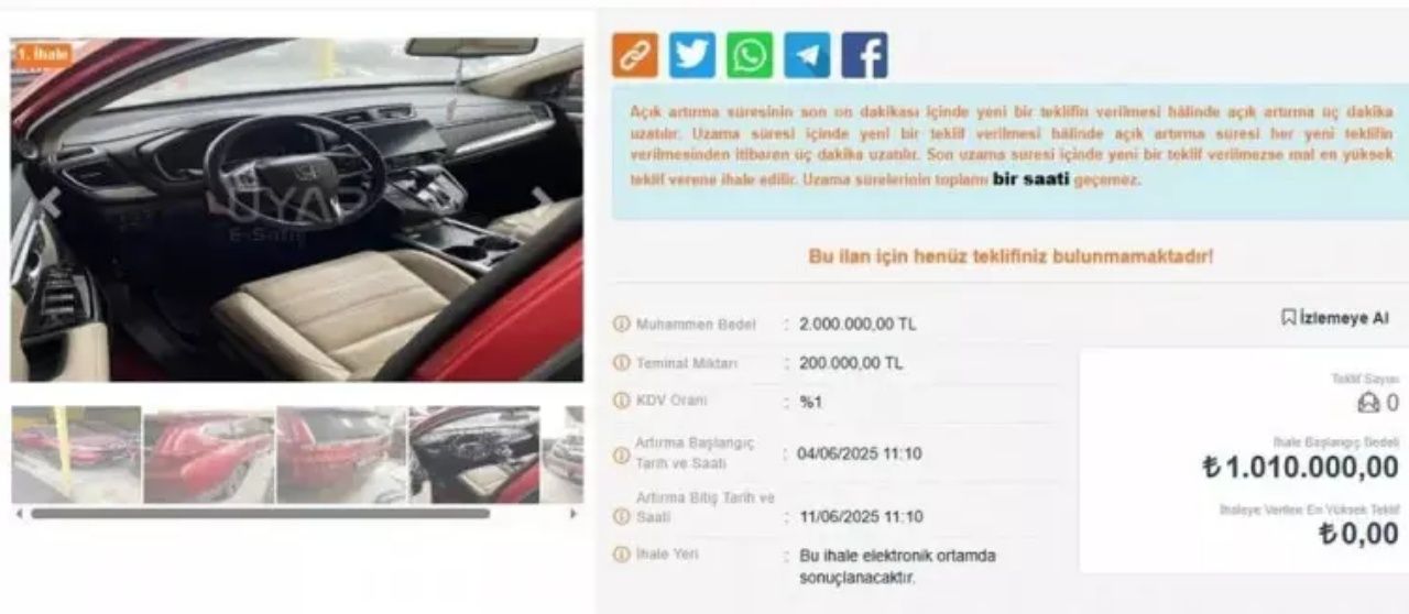 Otomobil almak isteyenler için fırsat alarmı! Hacizli araçlar yarı fiyatına satışta 10