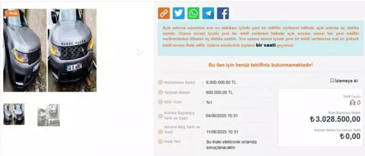 Otomobil almak isteyenler için fırsat alarmı! Hacizli araçlar yarı fiyatına satışta 12