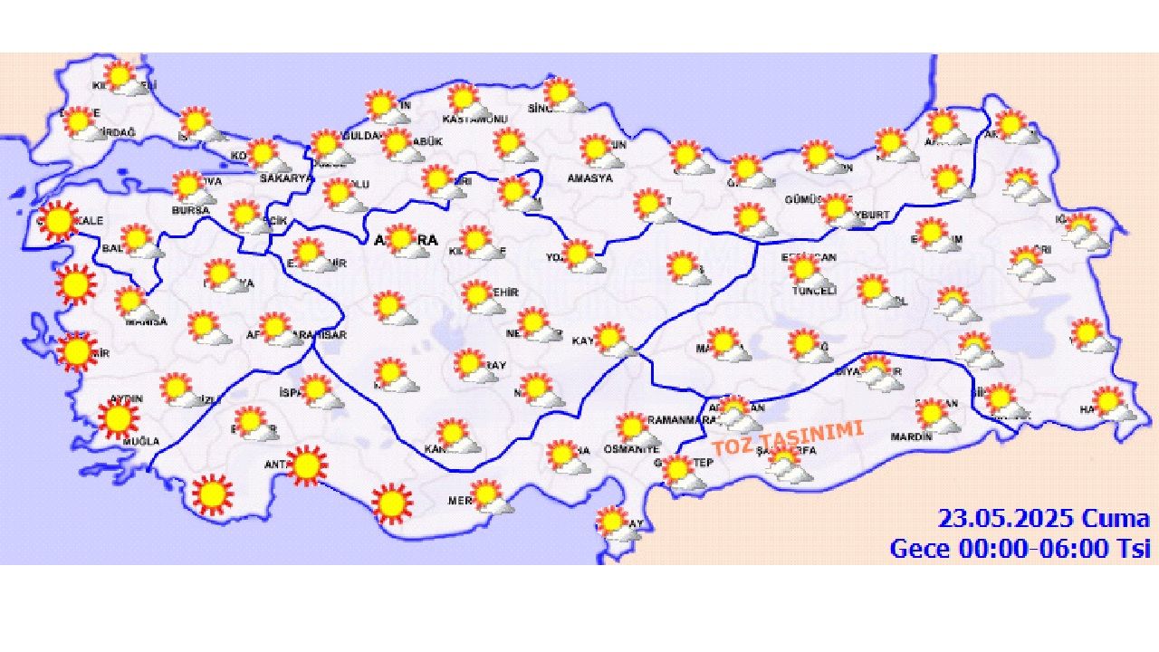 23 Mayıs 2025 Meteoroloji bazı kentler için uyardı! İşte Ankara, İstanbul ve İzmir'de beklenen hava durumu... 2