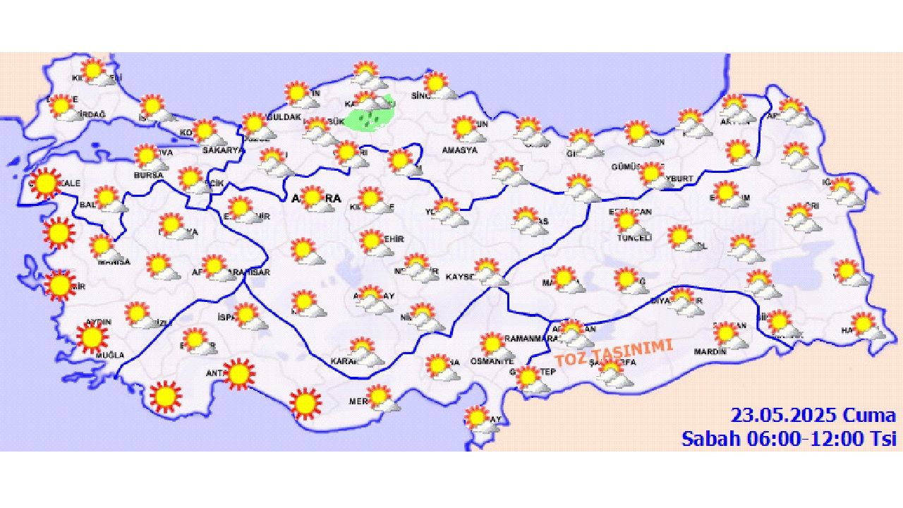 23 Mayıs 2025 Meteoroloji bazı kentler için uyardı! İşte Ankara, İstanbul ve İzmir'de beklenen hava durumu... 3