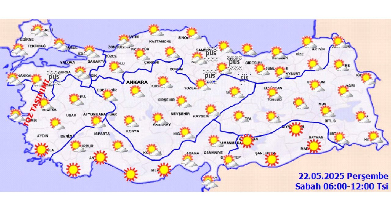 24 Mayıs 2025 Meteoroloji hava durumu tahminleri: Yurt genelinde sıcaklıklar artıyor... 4