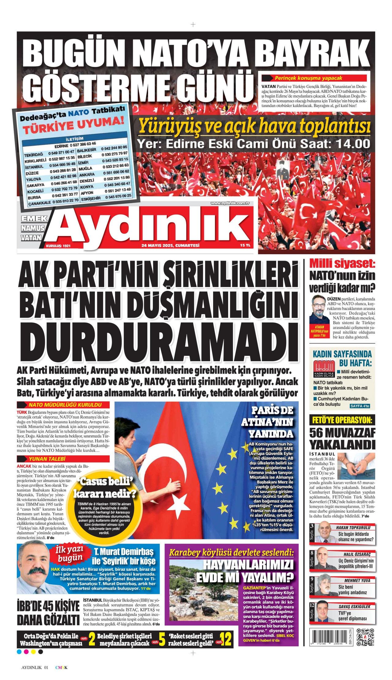 Bu tefeciyle ne işin var? İmamoğlu hisselerini 520 bin dolara devretmiş... Bugünün gazete manşetleri 16