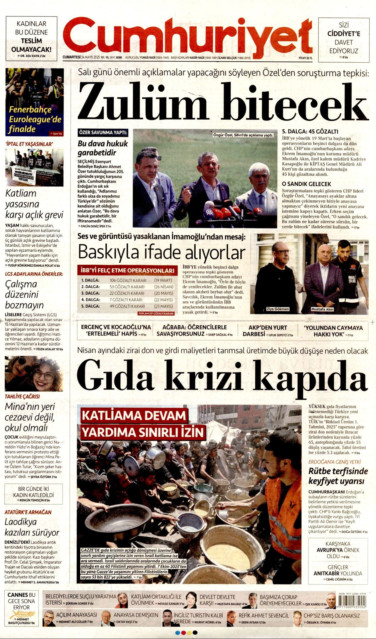 Bu tefeciyle ne işin var? İmamoğlu hisselerini 520 bin dolara devretmiş... Bugünün gazete manşetleri 5