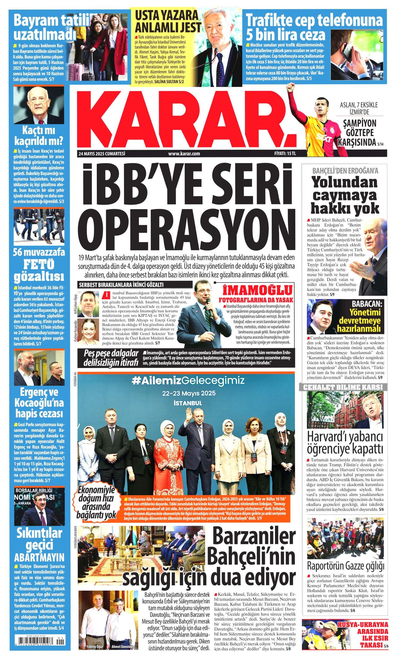 Bu tefeciyle ne işin var? İmamoğlu hisselerini 520 bin dolara devretmiş... Bugünün gazete manşetleri 11