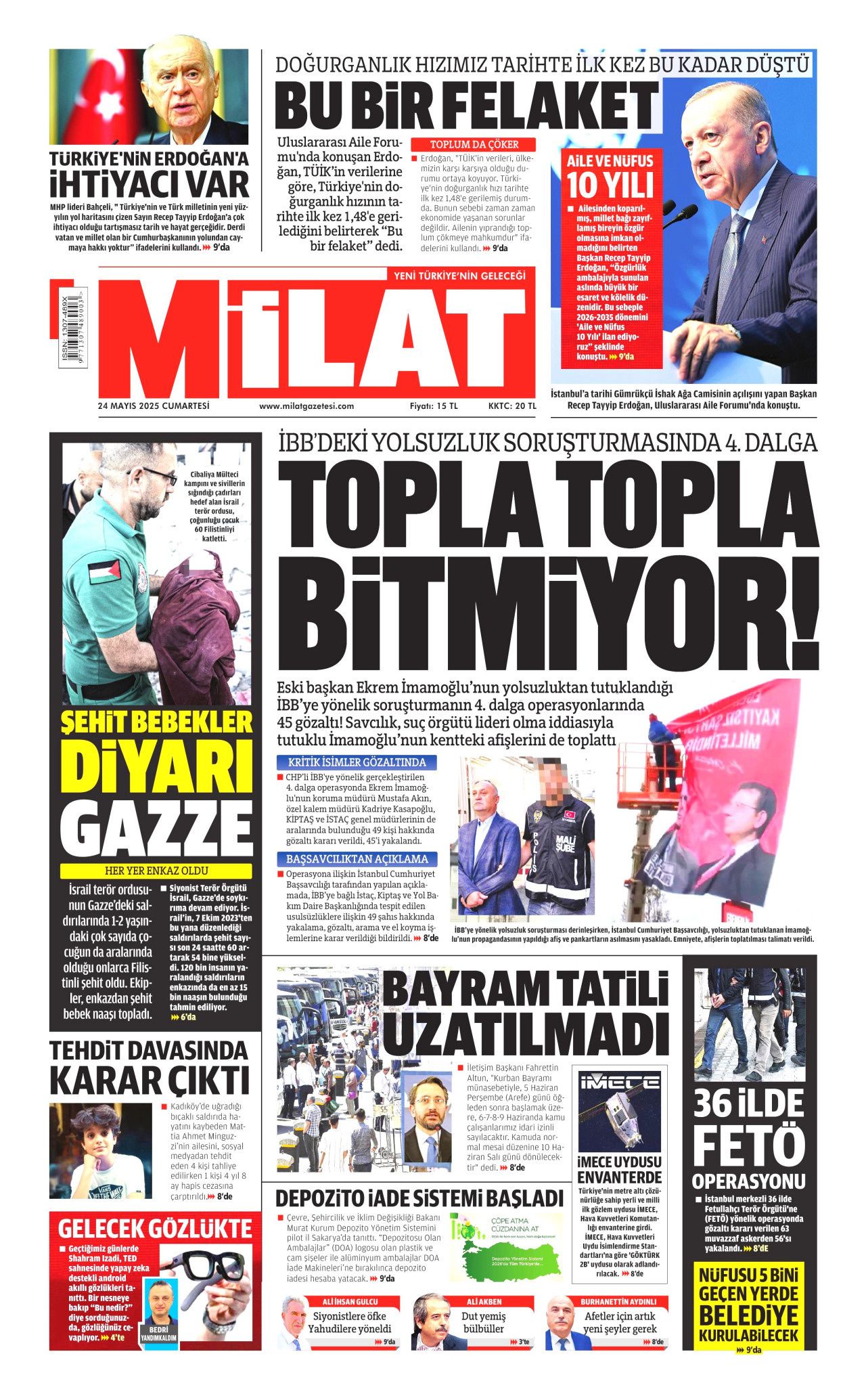 Bu tefeciyle ne işin var? İmamoğlu hisselerini 520 bin dolara devretmiş... Bugünün gazete manşetleri 15