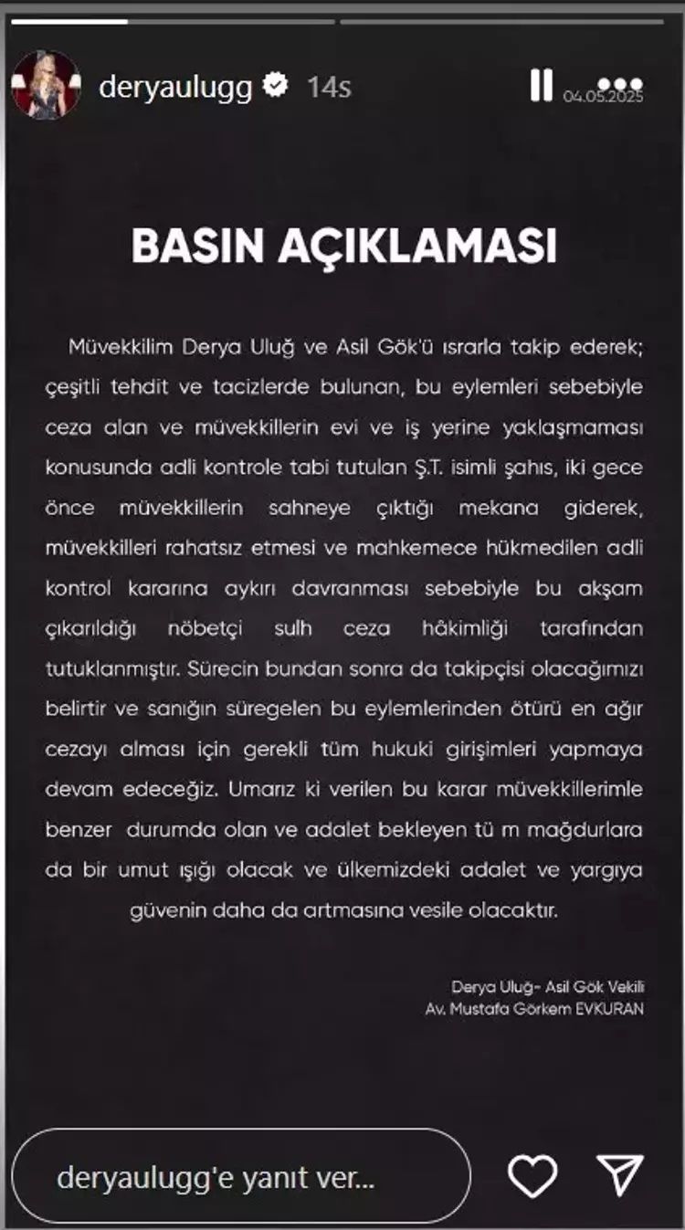 Derya Uluğ'un saplantılı hayranı uzaklaştırma kararına rağmen nasıl konseri VIP masada izledi? 8