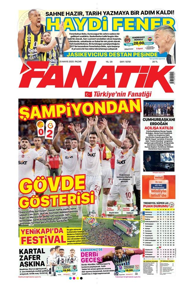 "Yedekleri de 5 yıldız!" Galatasaray'ın Göztepe galibiyeti manşetleri süsledi 2