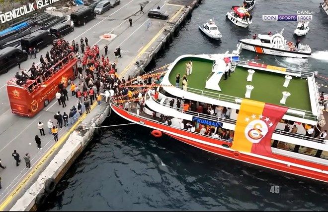 Galatasaray'da 5 yıldızlı şampiyonluk coşkuyla kutlandı! 12