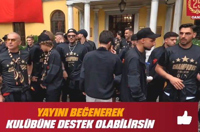 Galatasaray'da 5 yıldızlı şampiyonluk coşkuyla kutlandı! 3