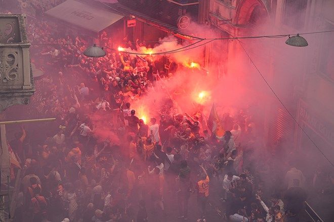 Galatasaray'da 5 yıldızlı şampiyonluk coşkuyla kutlandı! 7