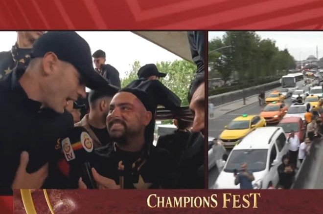 Galatasaray'da 5 yıldızlı şampiyonluk coşkuyla kutlandı! 9