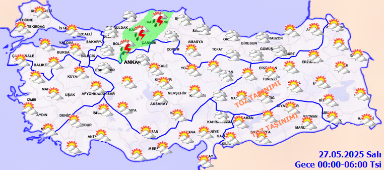 Yağmur, rüzgar, toz fırtınası... Meteoroloji’den çok kuvvetli uyarı: Bugün hava alarmda! 7