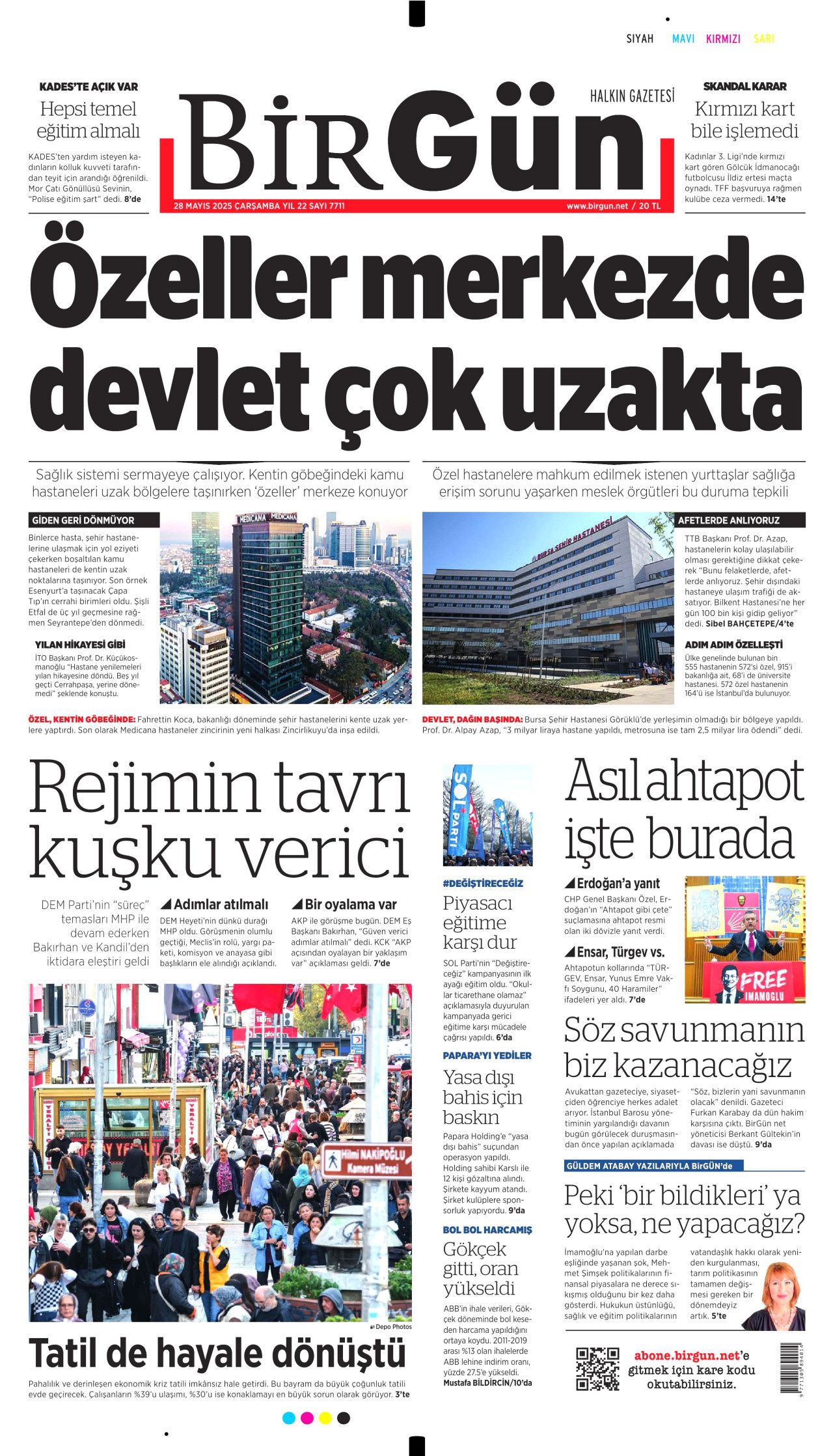 Kırmızı Yalı'dan gözaltına... Papara sahibine çete suçlaması! Bugünün gazete manşetleri... 24
