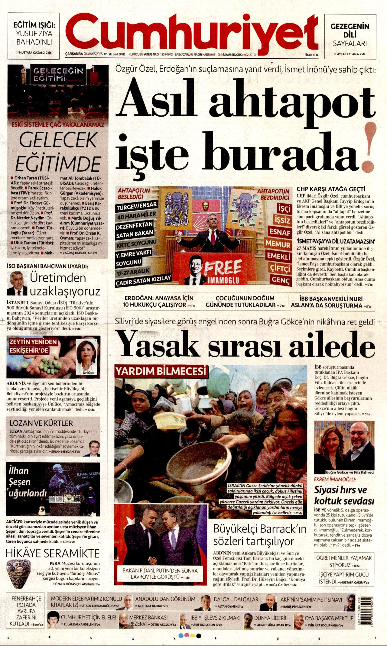 Kırmızı Yalı'dan gözaltına... Papara sahibine çete suçlaması! Bugünün gazete manşetleri... 4