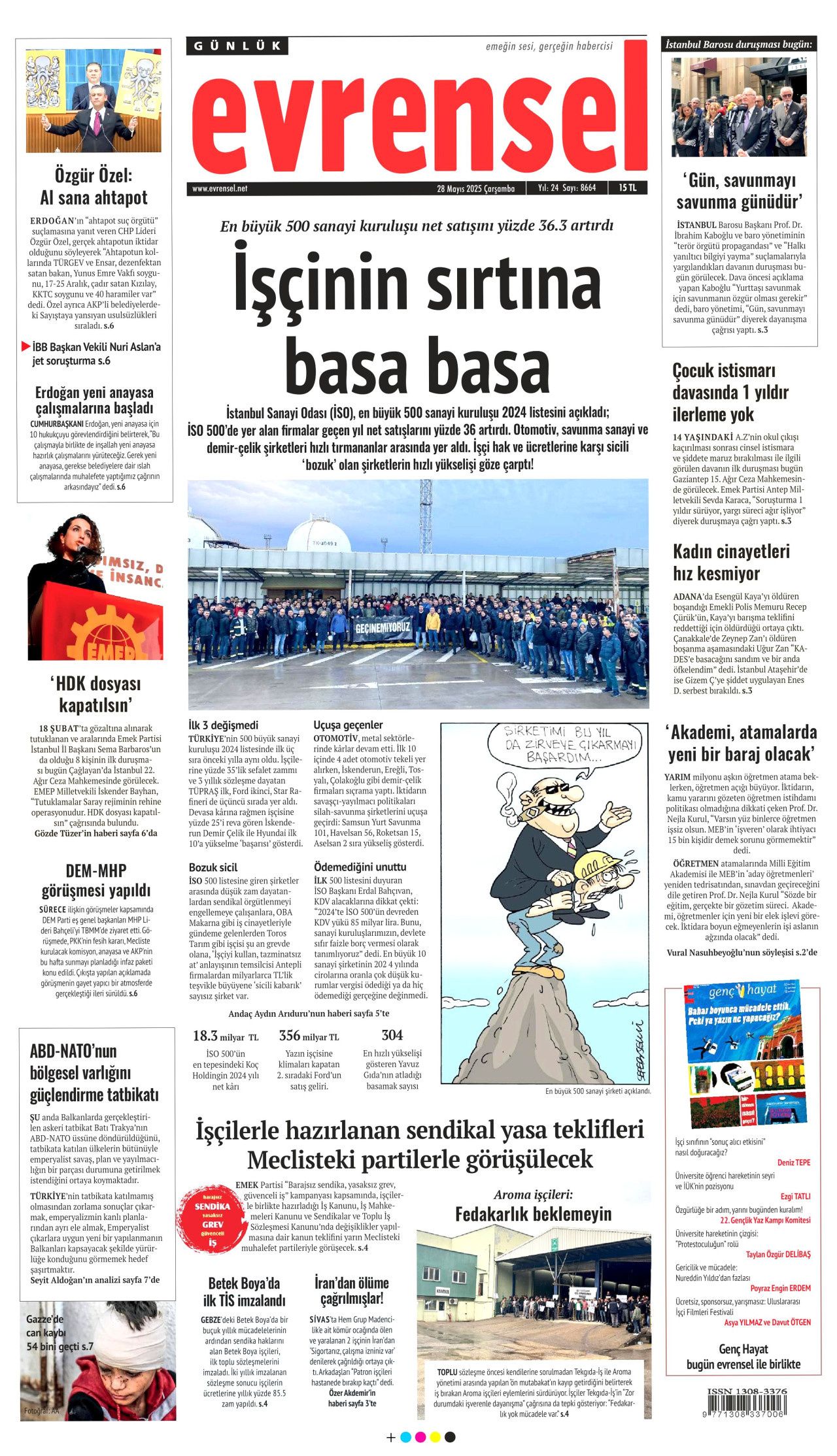 Kırmızı Yalı'dan gözaltına... Papara sahibine çete suçlaması! Bugünün gazete manşetleri... 13