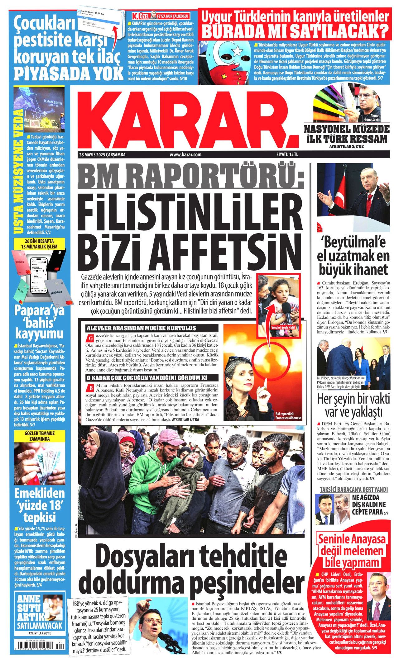Kırmızı Yalı'dan gözaltına... Papara sahibine çete suçlaması! Bugünün gazete manşetleri... 12