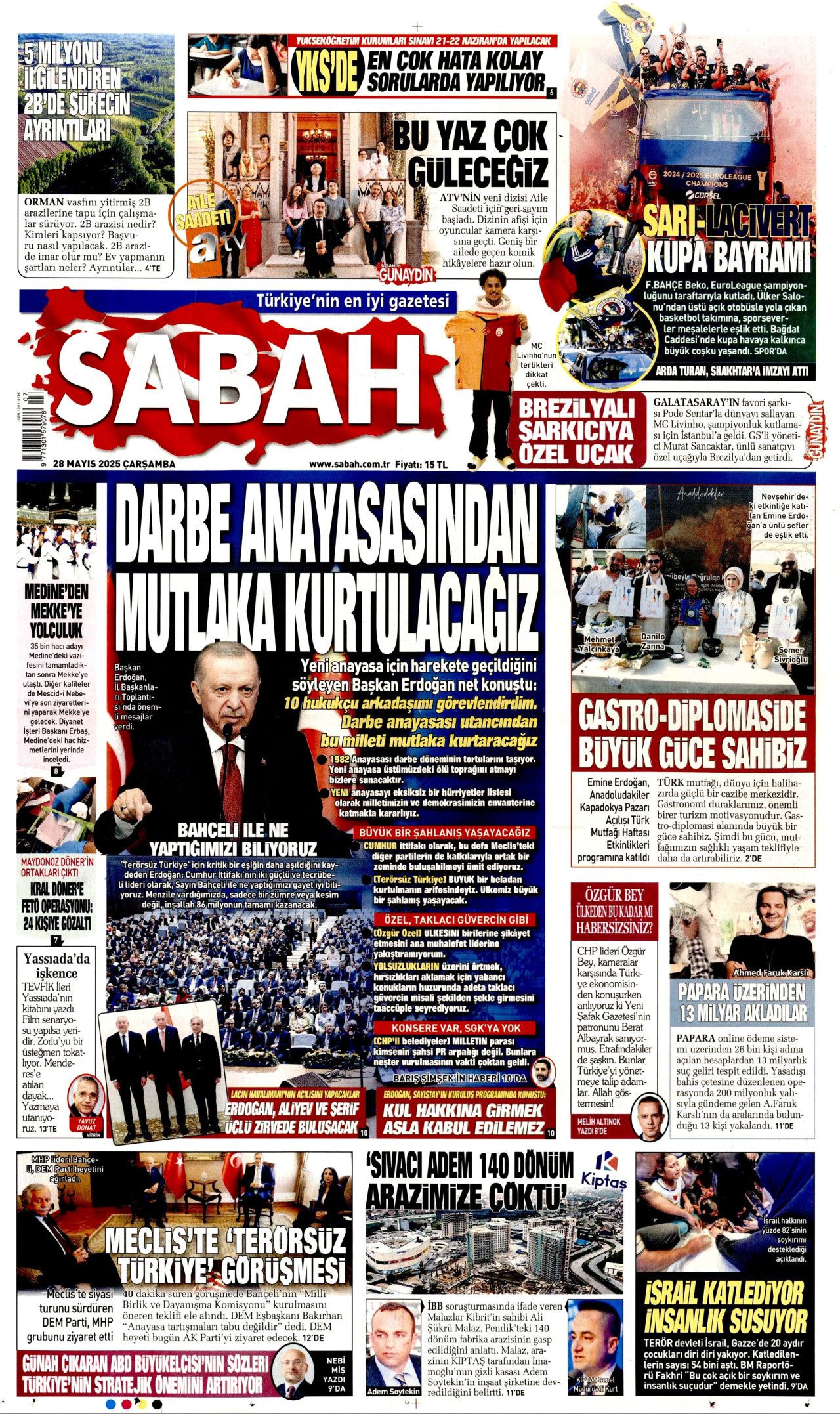 Kırmızı Yalı'dan gözaltına... Papara sahibine çete suçlaması! Bugünün gazete manşetleri... 6
