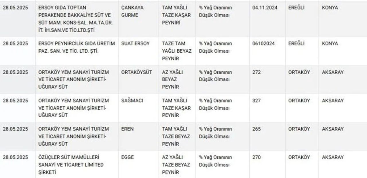 Tarım ve Orman Bakanlığı’ndan gıda güvenliği hamlesi! Sahte lahmacun, yoğurt ve börek ifşa edildi 13