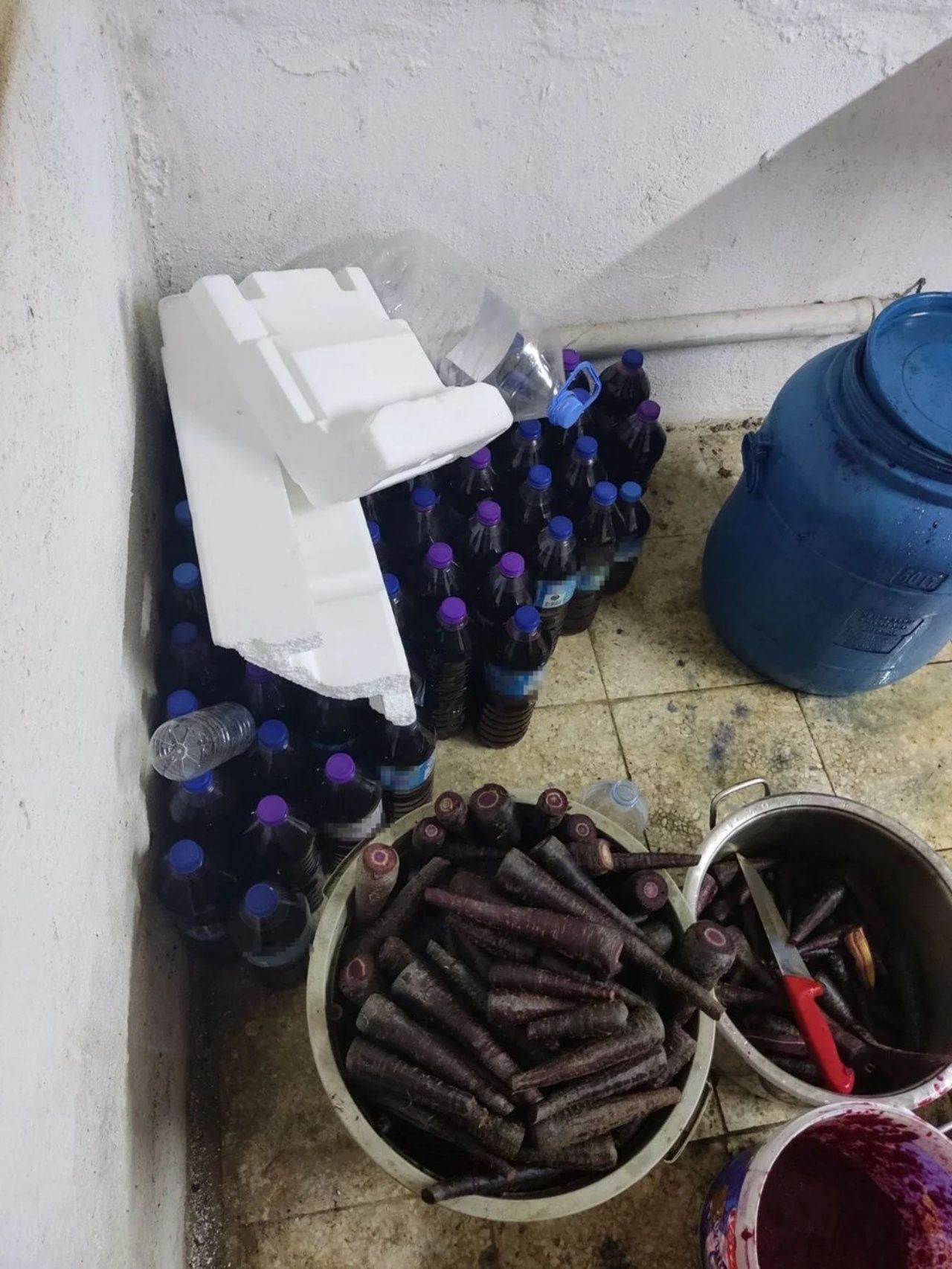 Mide bulandıran görüntüler! Alanya’da sağlıksız şalgam imalathanesi kapatıldı 4