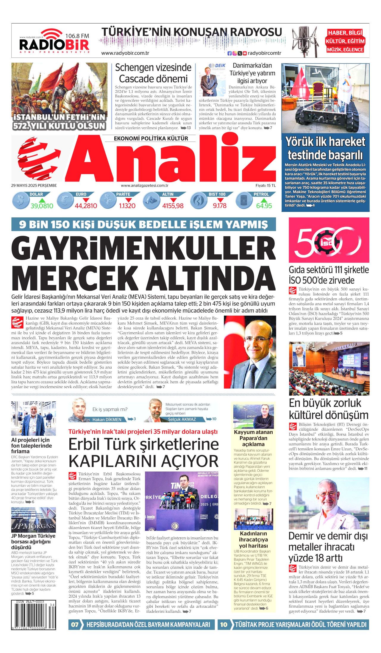 Hadi açıkla bakalım! Vergi müfettişleri lüks yaşam süren kişileri takibe aldı... İşte bugünün gazete manşetleri 20
