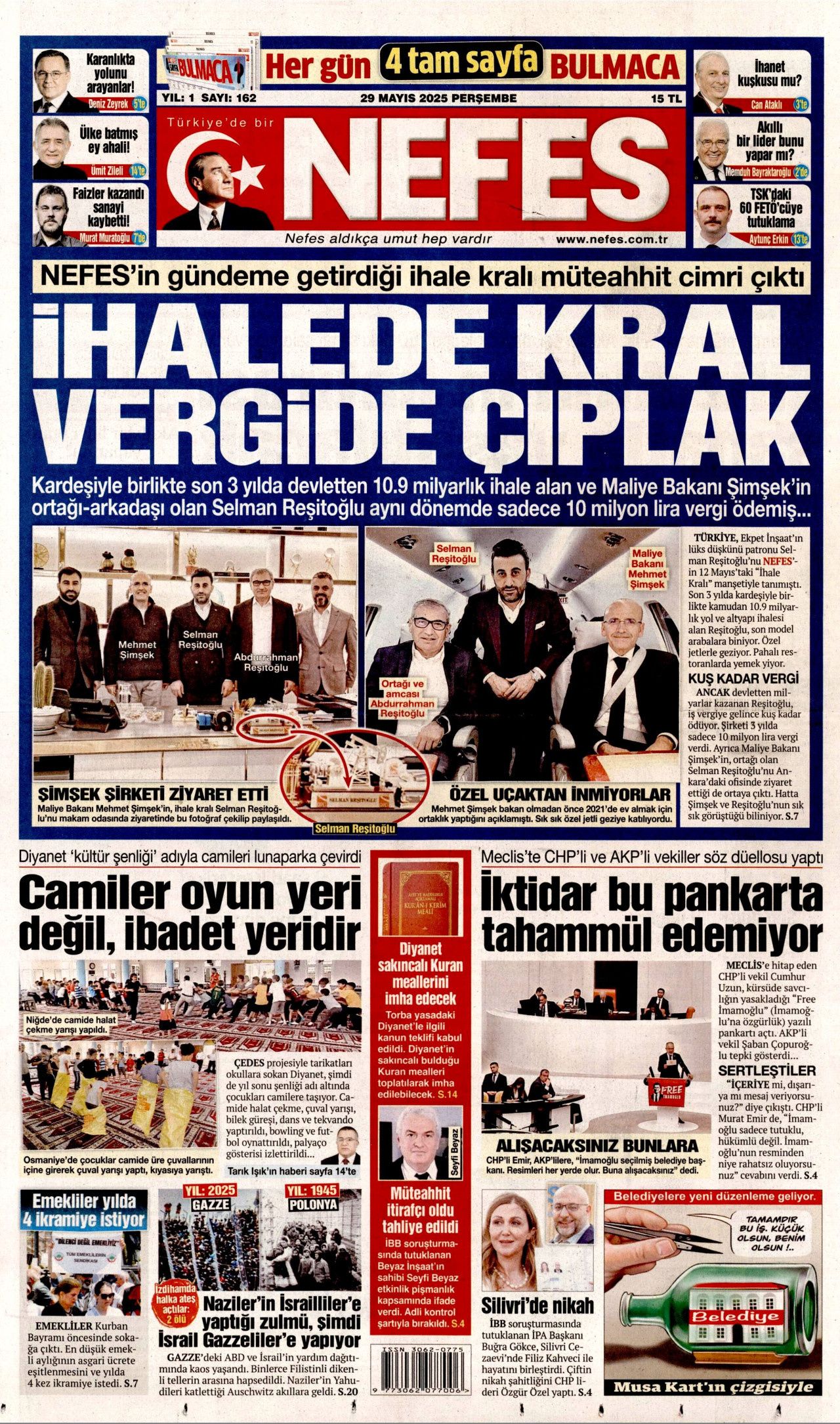 Hadi açıkla bakalım! Vergi müfettişleri lüks yaşam süren kişileri takibe aldı... İşte bugünün gazete manşetleri 19