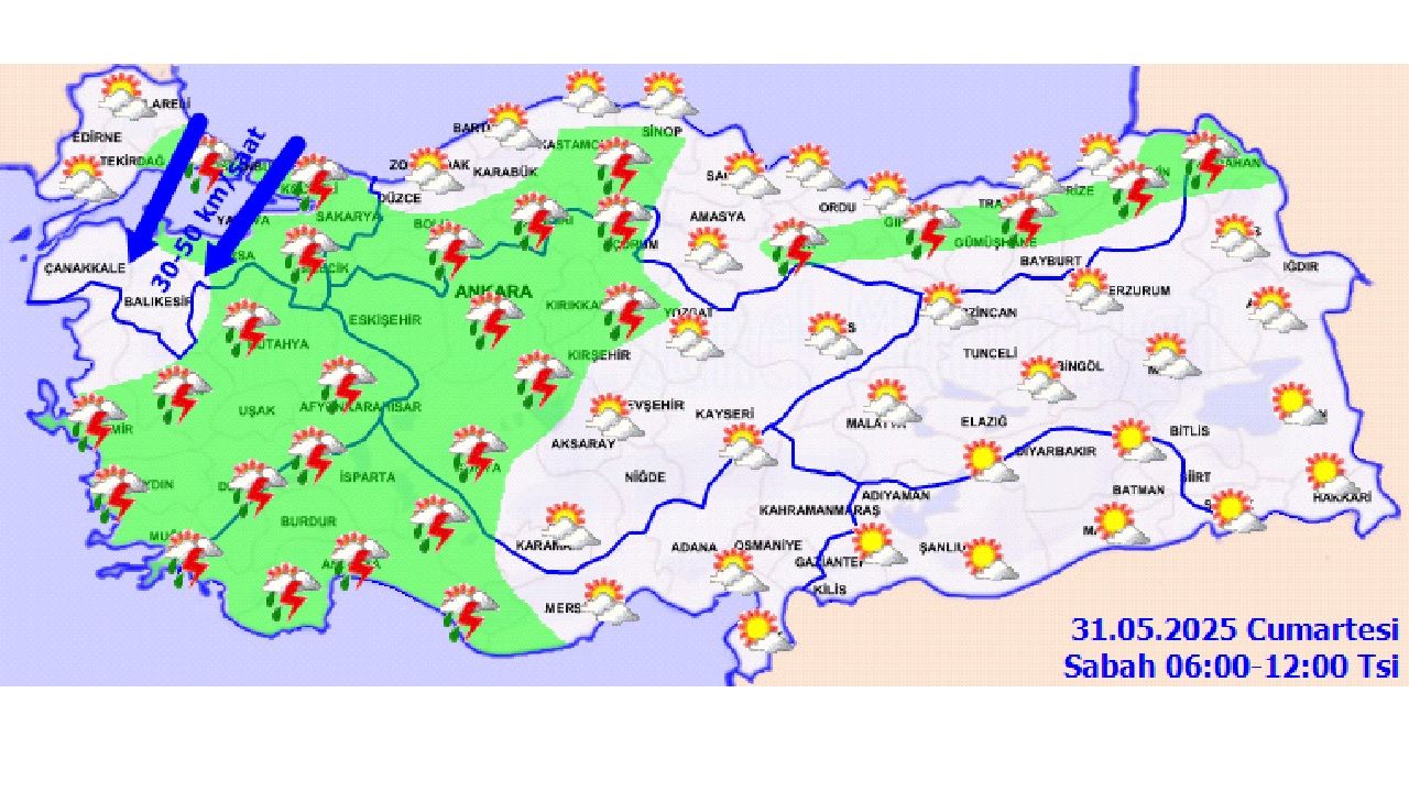 Meteorolojiden uyarı: Sağanak geliyor! İşte bölge bölge hava durumu tahminleri 3