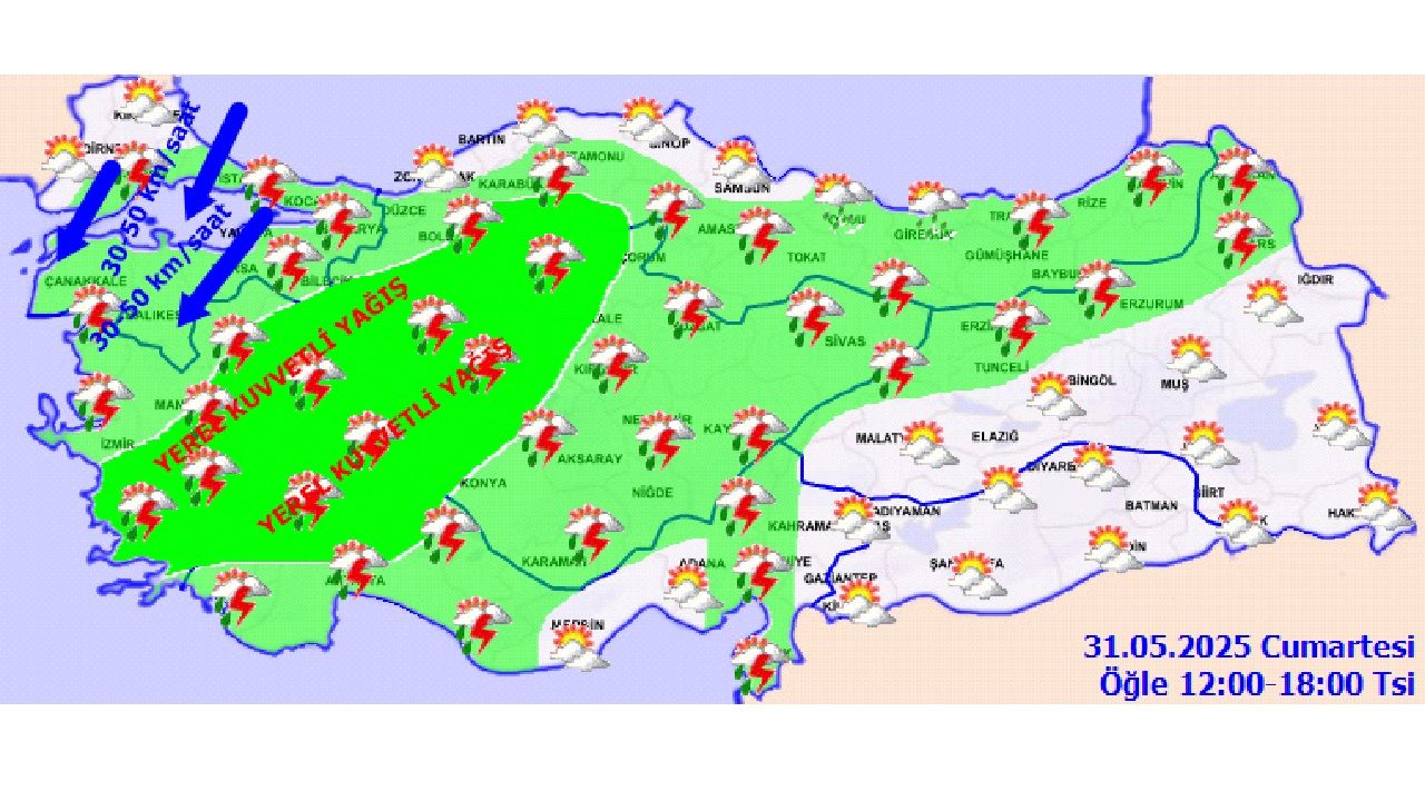 Meteorolojiden uyarı: Sağanak geliyor! İşte bölge bölge hava durumu tahminleri 4