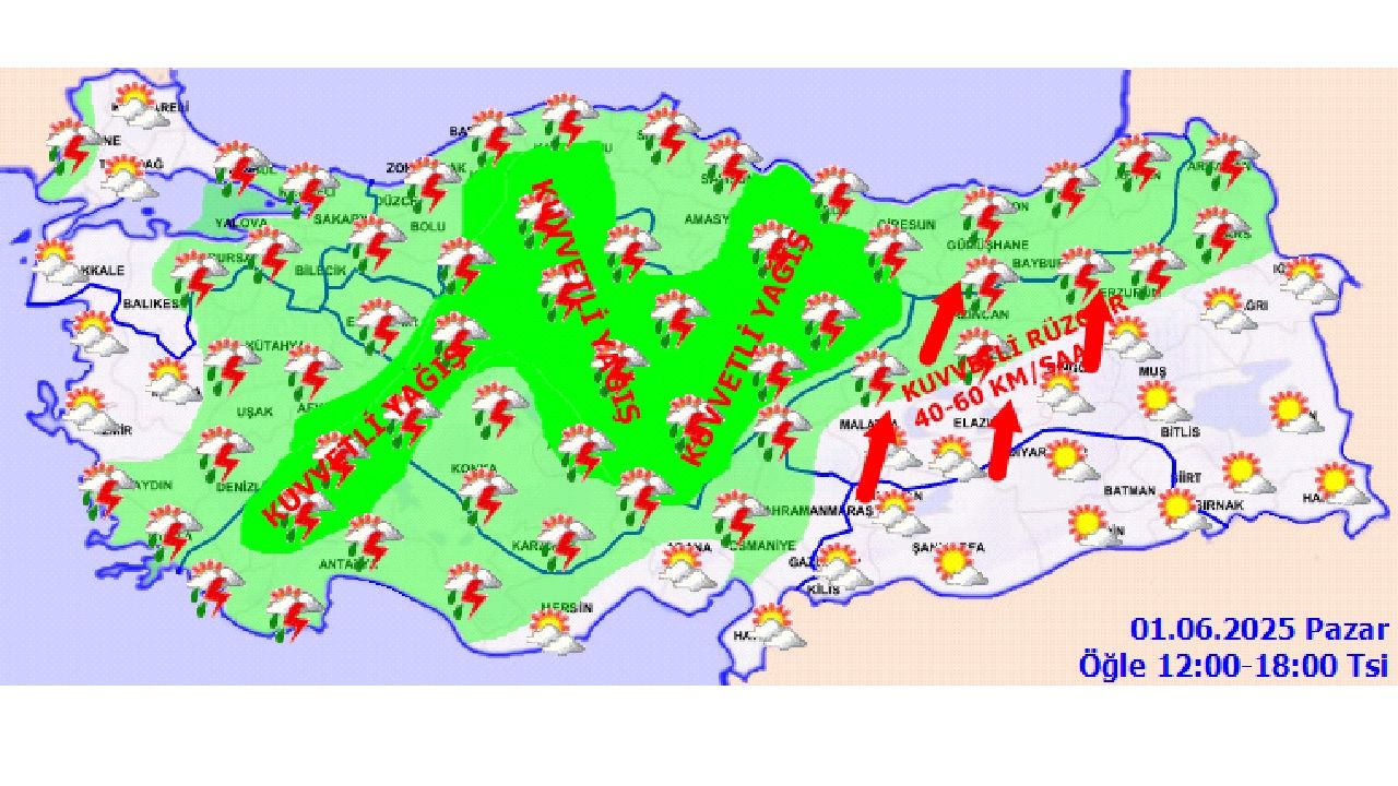 1 Haziran 2025 yurt geneli hava durumu! İşte Ankara, İstanbul ve İzmir başta olmak üzere beklenen sıcaklıklar 12