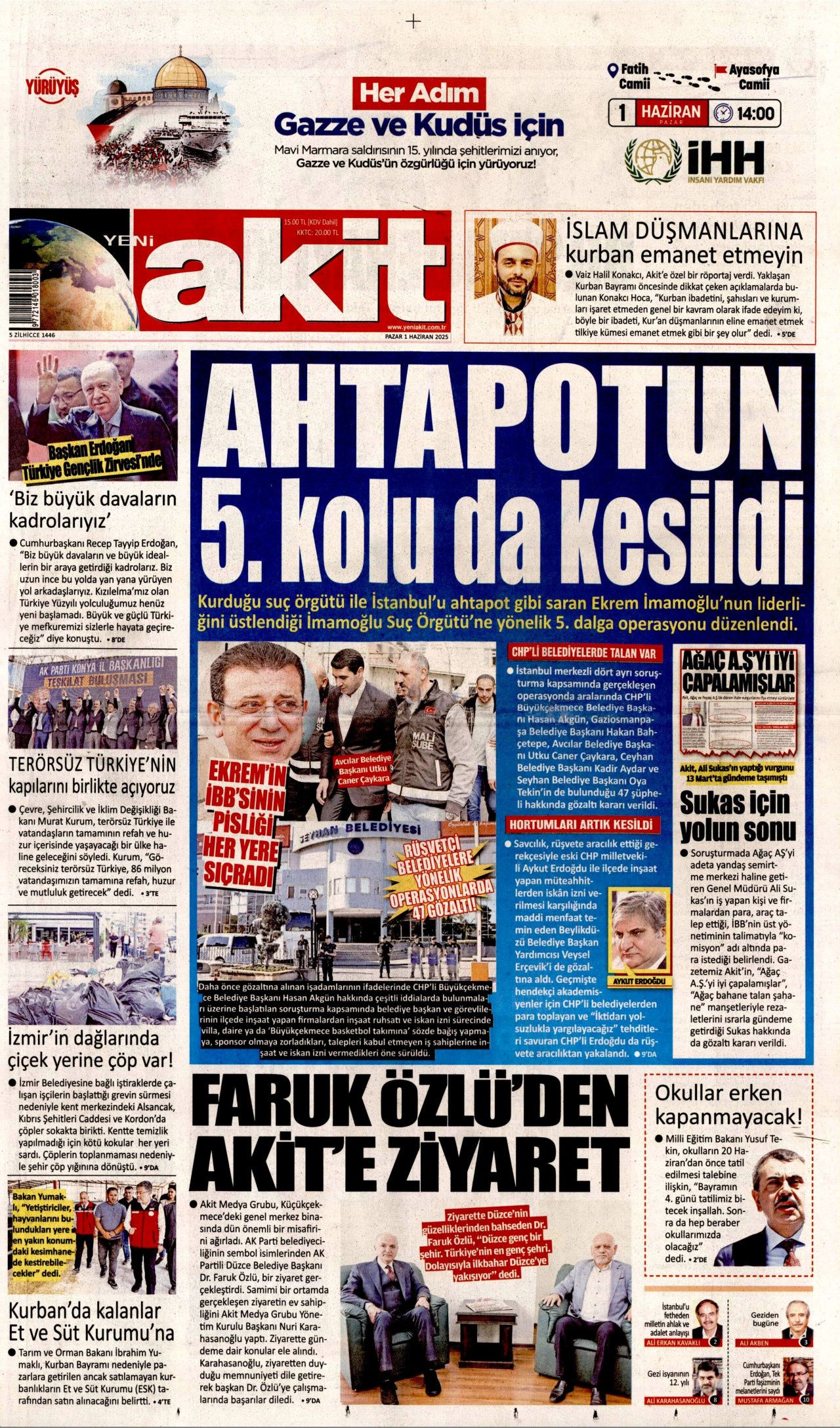 Ahtapotun 5. koluna operasyon! Rüşvetçi belediyelere yönelik operasyonlarda 47 gözaltı 9