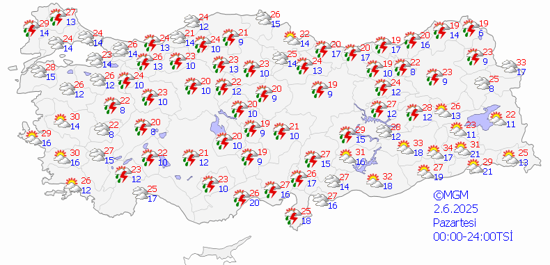 Meteoroloji'den kuvvetli yağış ve rüzgar uyarısı: İstanbul dahil 10 ilde sağanak etkili olacak, sıcaklık Doğu'da artıyor 9