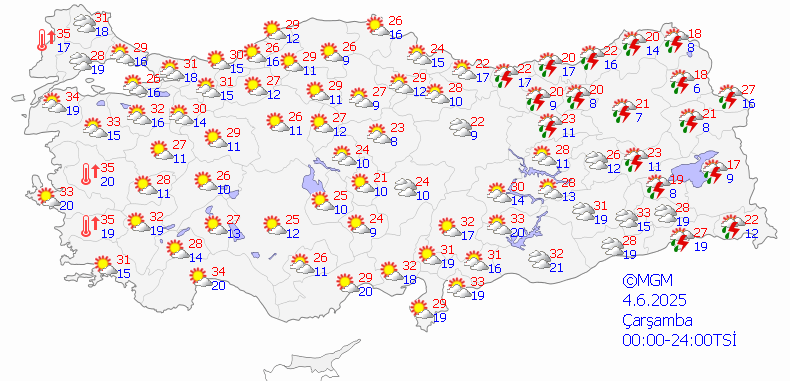 Meteoroloji'den kuvvetli yağış ve rüzgar uyarısı: İstanbul dahil 10 ilde sağanak etkili olacak, sıcaklık Doğu'da artıyor 11
