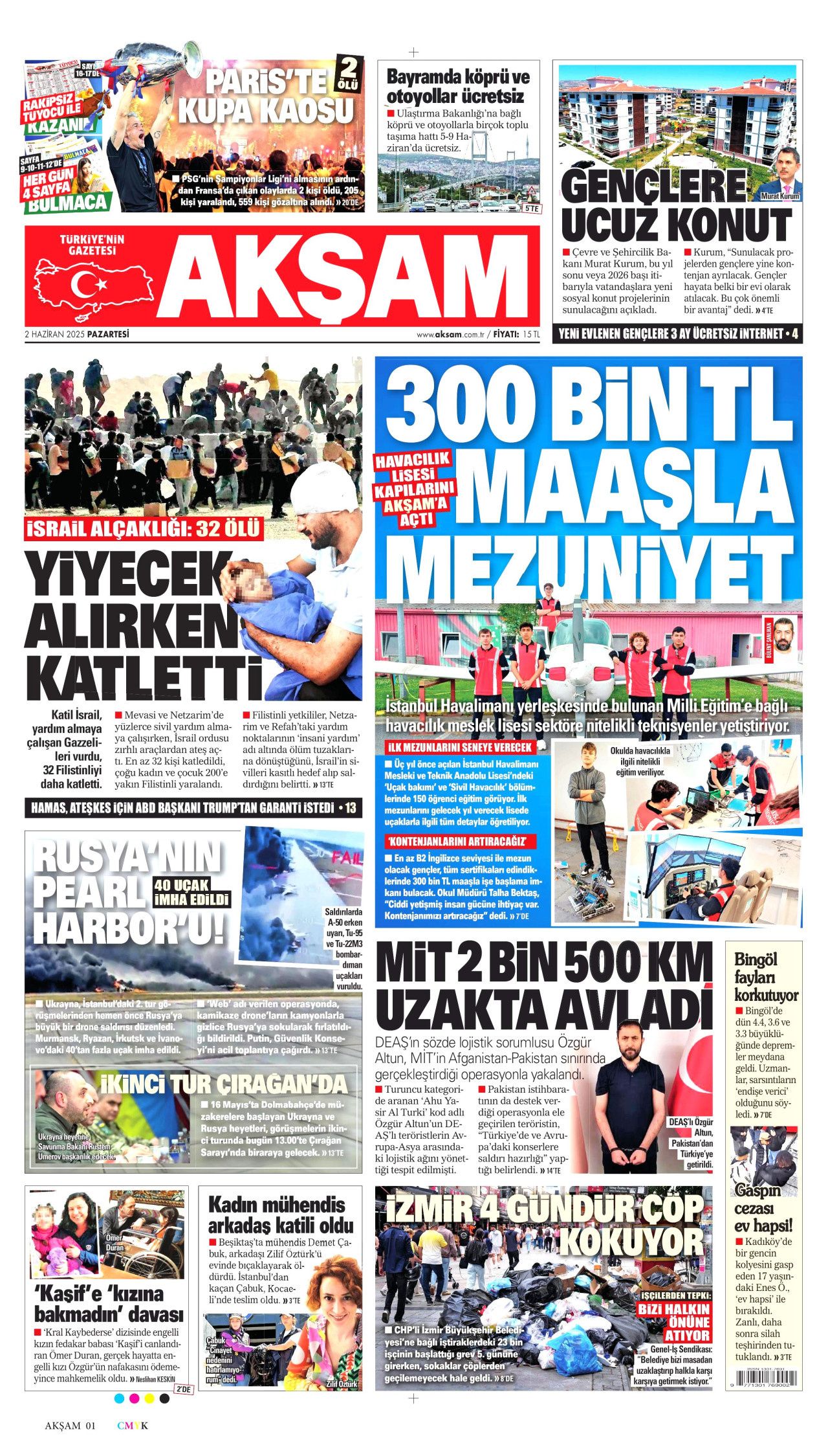 Af bayrama yetişir mi? 27 bin mahkumun gözü Meclis'te! 2 Haziran Pazartesi gazete manşetleri 11