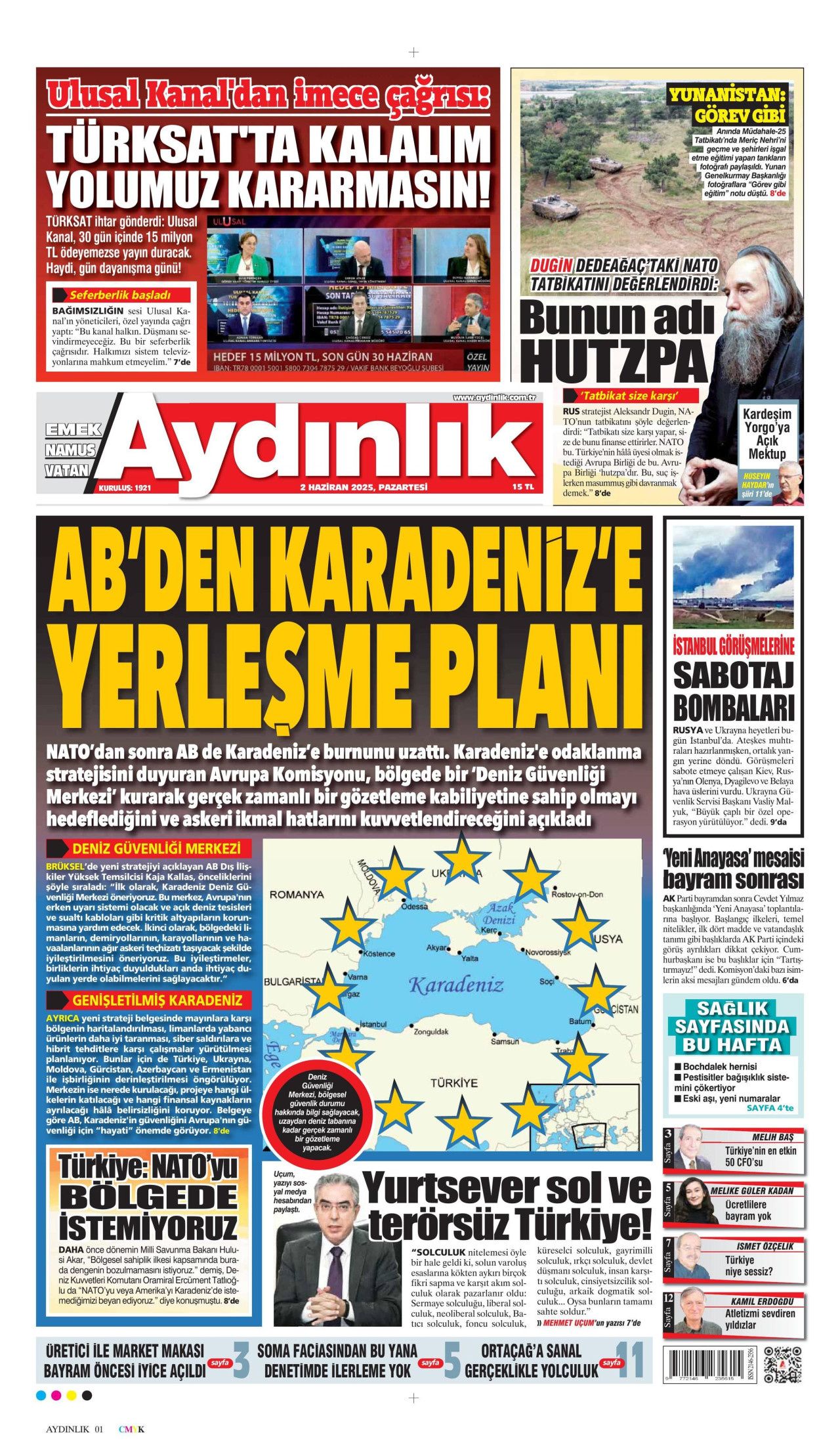 Af bayrama yetişir mi? 27 bin mahkumun gözü Meclis'te! 2 Haziran Pazartesi gazete manşetleri 16