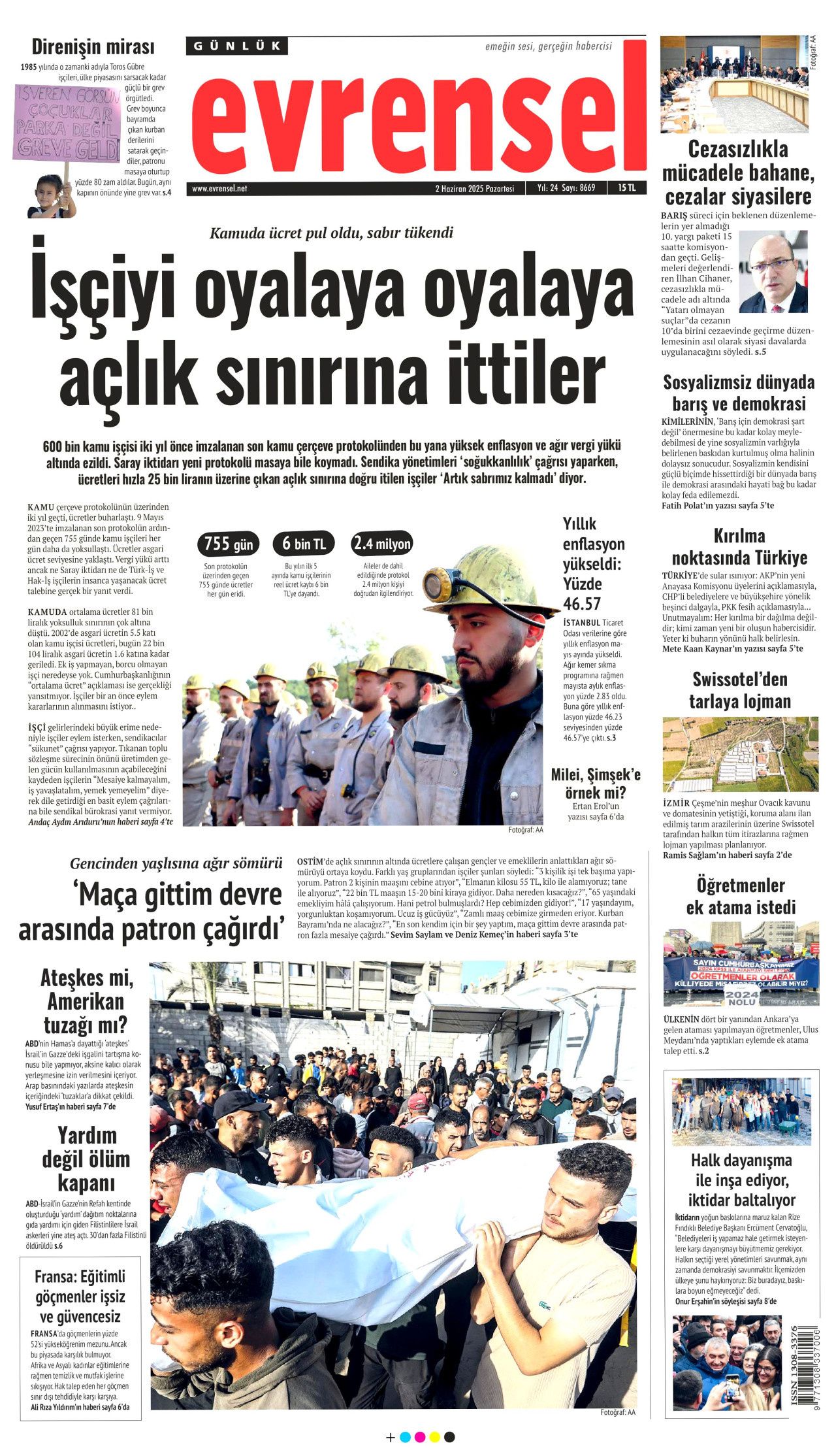 Af bayrama yetişir mi? 27 bin mahkumun gözü Meclis'te! 2 Haziran Pazartesi gazete manşetleri 13