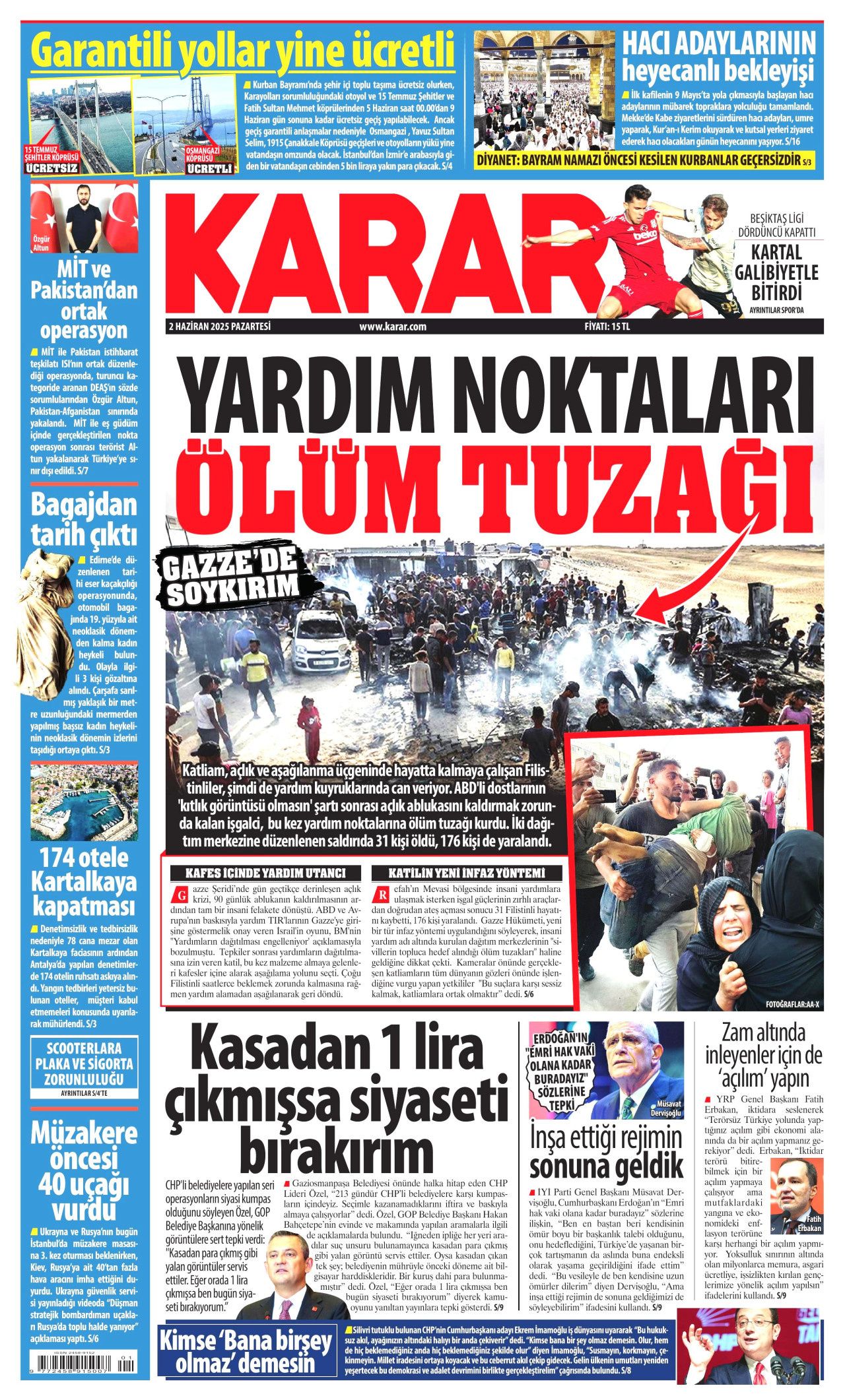 Af bayrama yetişir mi? 27 bin mahkumun gözü Meclis'te! 2 Haziran Pazartesi gazete manşetleri 12