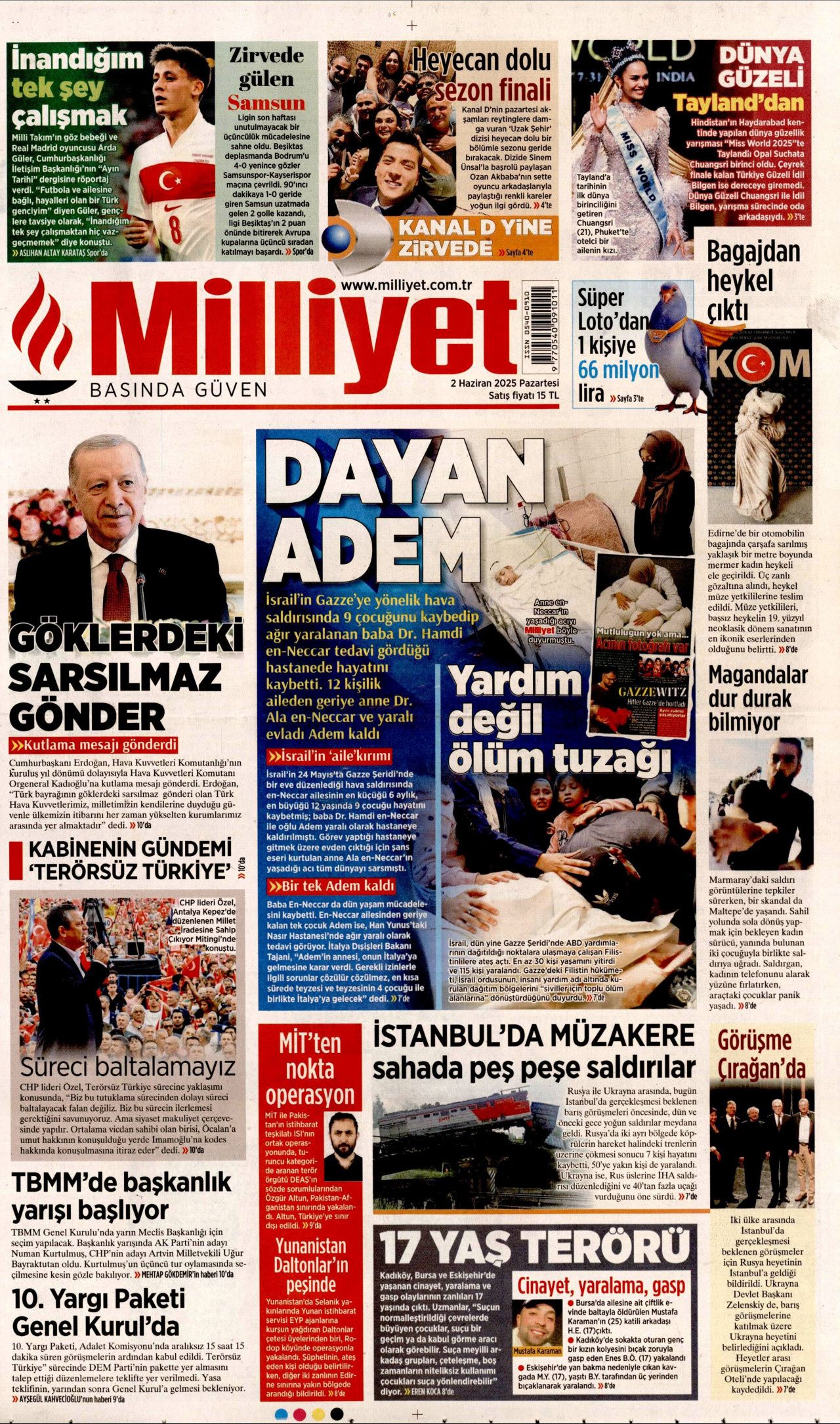 Af bayrama yetişir mi? 27 bin mahkumun gözü Meclis'te! 2 Haziran Pazartesi gazete manşetleri 10