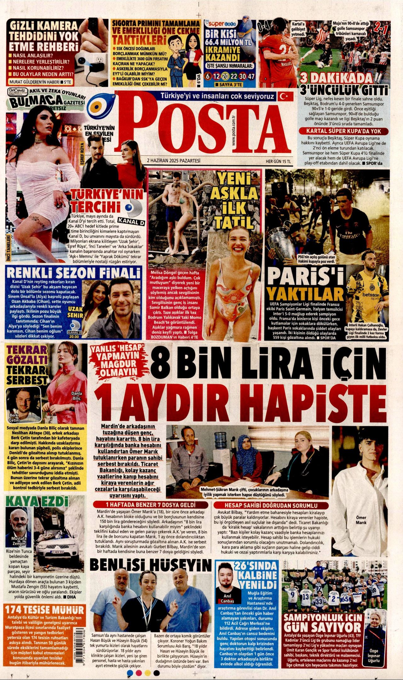 Af bayrama yetişir mi? 27 bin mahkumun gözü Meclis'te! 2 Haziran Pazartesi gazete manşetleri 18