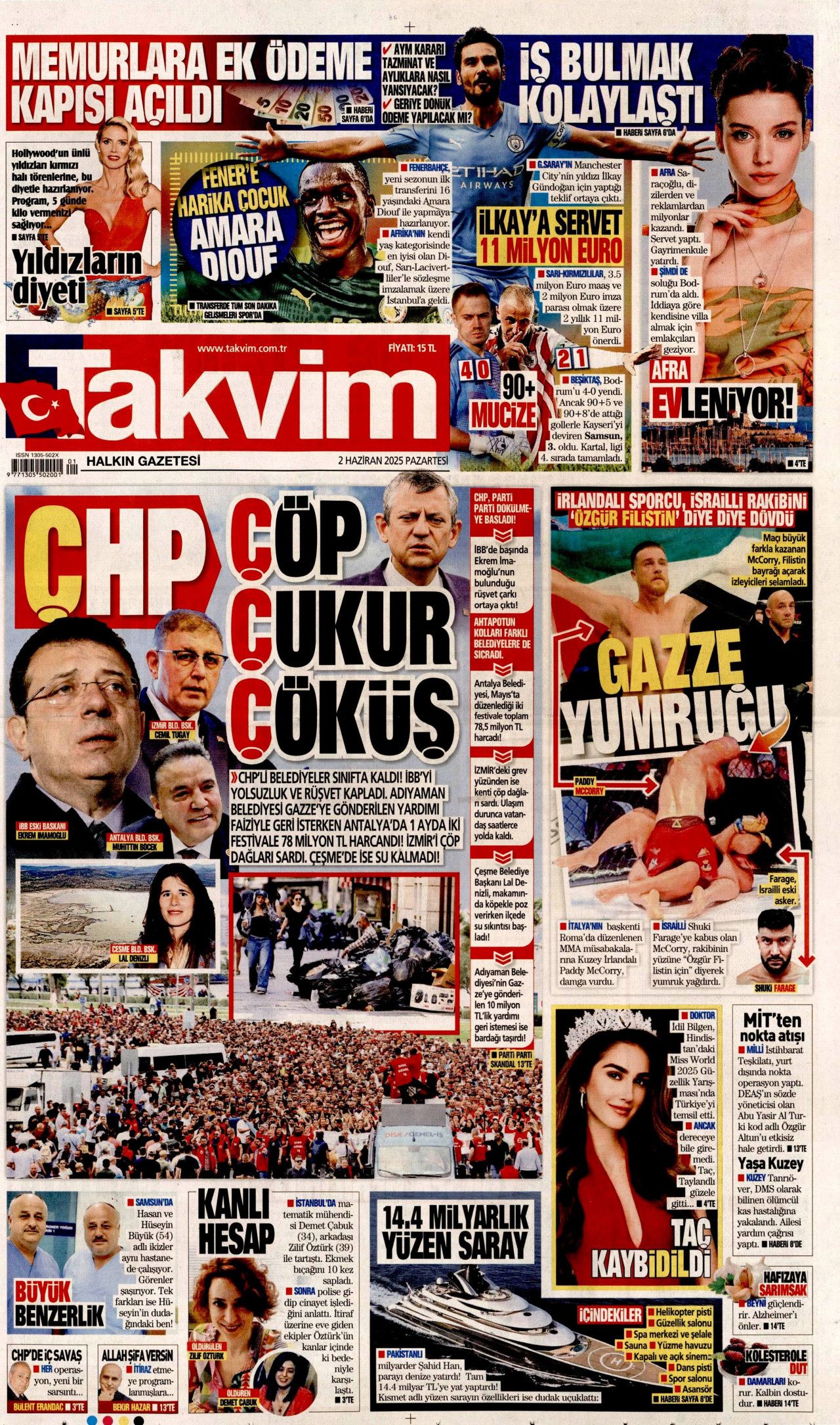 Af bayrama yetişir mi? 27 bin mahkumun gözü Meclis'te! 2 Haziran Pazartesi gazete manşetleri 14