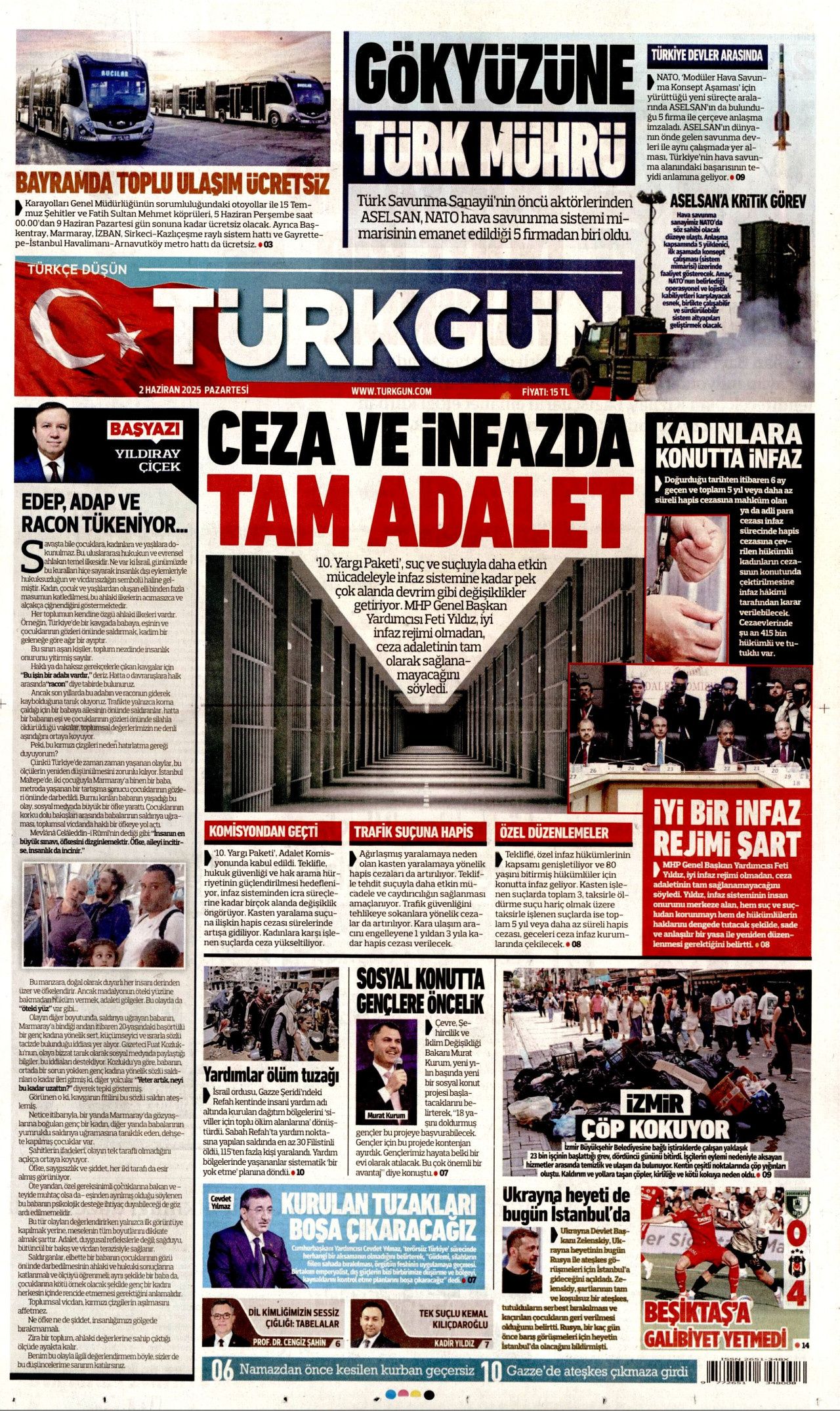 Af bayrama yetişir mi? 27 bin mahkumun gözü Meclis'te! 2 Haziran Pazartesi gazete manşetleri 8
