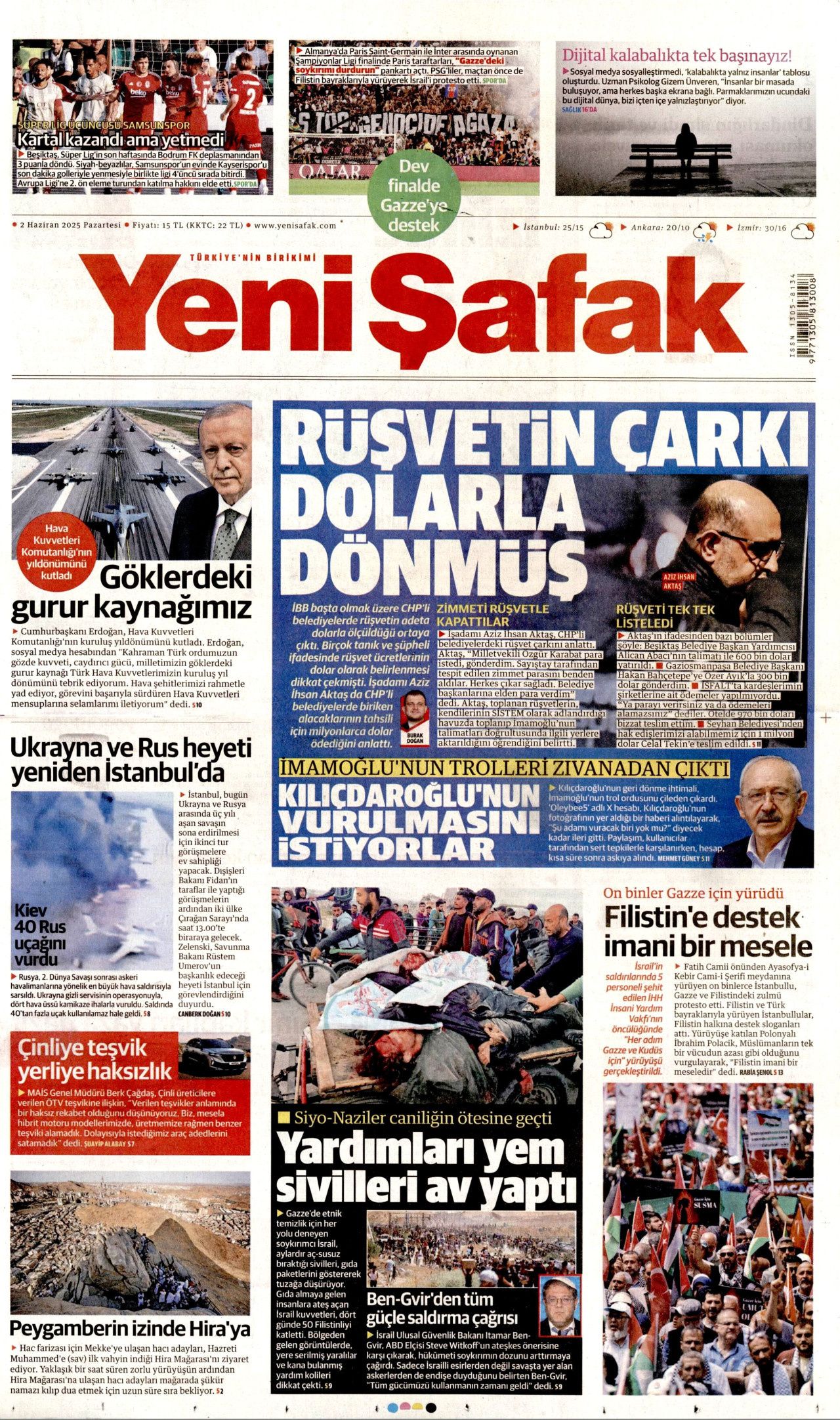 Af bayrama yetişir mi? 27 bin mahkumun gözü Meclis'te! 2 Haziran Pazartesi gazete manşetleri 2