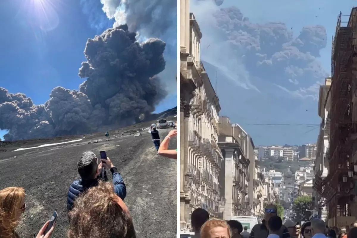Etna lav püskürttü, turistler kaçacak yer aradı: Sicilya’da kırmızı alarm! Uçuşlar durduruldu... 5