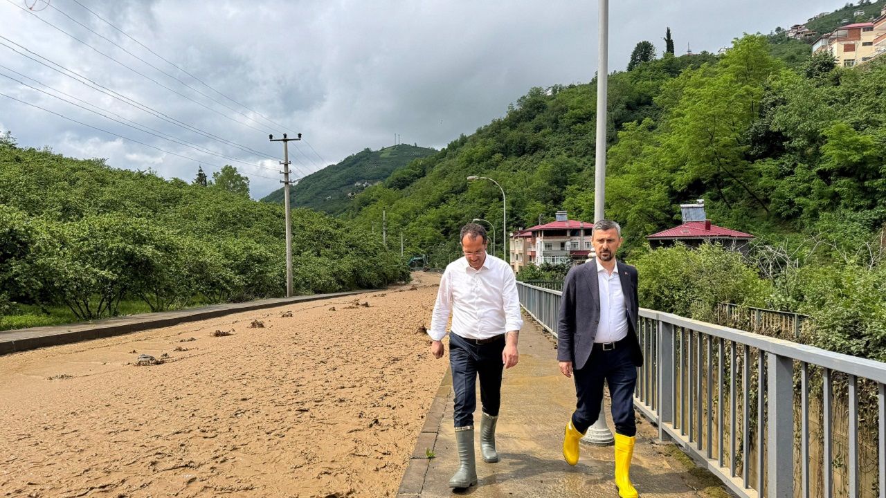 Trabzon'da büyük afet! Havadan görüntüler felaketin boyutunu gözler önüne serdi 3