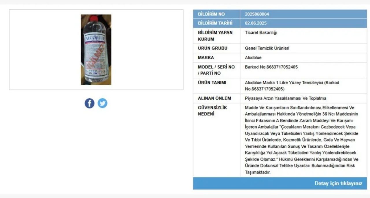 Bakanlık harekete geçti! GÜBİS çocuk sağlığını tehdit eden ürünleri ifşa etti, toplatma başladı 5